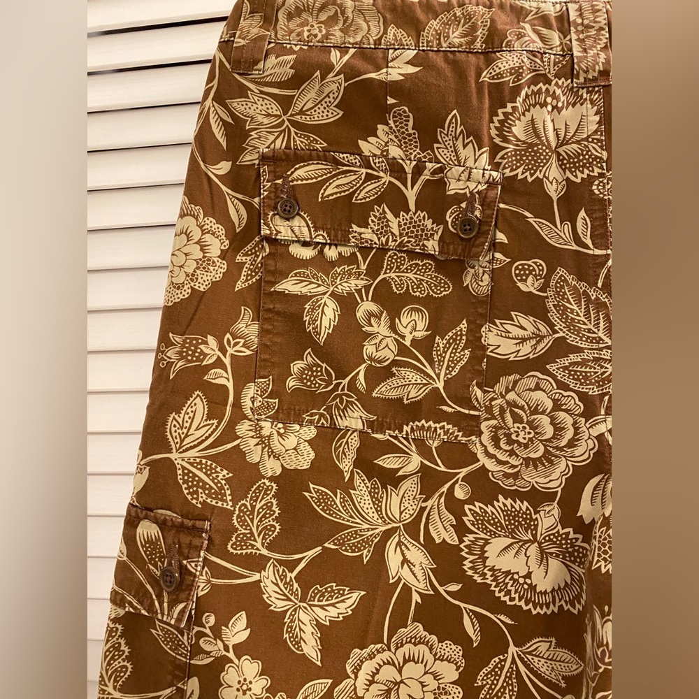 RALPH Ralph lauren - Cargo capri pants - size 12 - floral pattern - Picture 2 of 5
